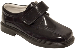 Leather Shoe w/ Split Toe & Velcro Strap (b)