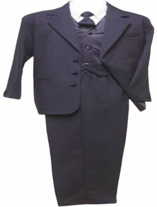 Boys Single Breasted w/ Long Tie 0212233-2H-Navy
