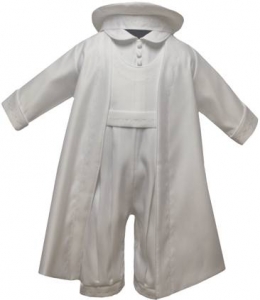 Boys Shanton Christening Suit w/ Embroidery Jacket