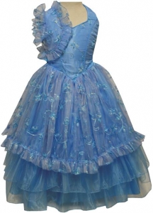 Flower Girl Dress-Turq