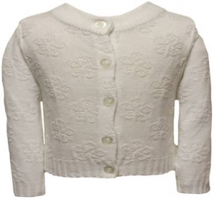 Girls Sweater w/ Design - 0545405White