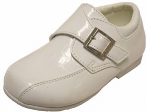 Low Top Craco & Split Toe w/ Velcro Buckle-White/CrocoPat