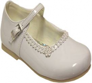 Girls Dressy Shoe w/ Rhinestones on Top