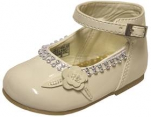 Dress Shoe- Belt Buckle w/ Rhinesones & Flower