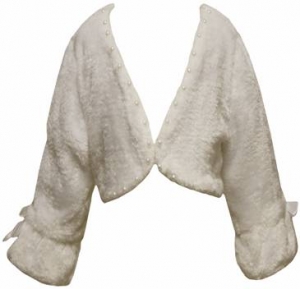 Girls Fancy Fur Jacket  - 2092031 White