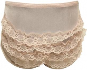 Accesories Nylon Panty w/ Lace 2102001-Pink