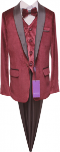 BOYS 5PC. SUIT (RED) 2121225