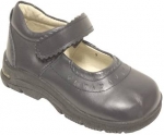Girls Mary Jane Shoes w/ Velcro-Navy