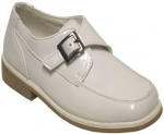 Dress Shoe w/ Moc Toe & Velcro Buckle