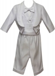 Boys Suit w/ Vest and Jacket 212174-White