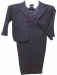 Boys Single Breasted w/ Long Tie 0212233-2H-Navy