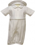 Boys Satin Christening Suit w/o Jacket 0212669NJ- White