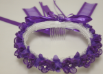 Girls Crowns w/ Purple Flowers