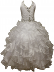 Flower Girl Dress-0515504 (WHITE)