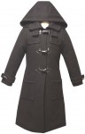 Girl Dressy Coat-Black