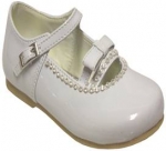 Girls Dressy Shoe-1011204 WhitePat
