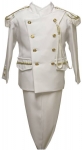 Boys Cadete/Army Suit-White/Gold