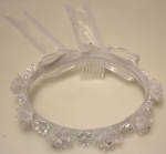 Girl Crowns w/ White Flowers-H214